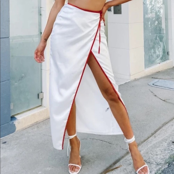 Lou Wrap Maxi Skirt - Picture 3 of 7